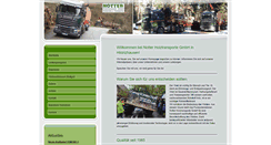 Desktop Screenshot of notter-holztransporte.de