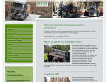 Tablet Screenshot of notter-holztransporte.de